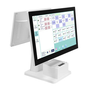 Caisse enregistreuse tout-en-un Jesen à double écran, terminal de point de vente tactile 15,6 pouces sous <span class=keywords><strong>Windows</strong></span> 10 pour système de point de vente de centre commercial - Product Image 5