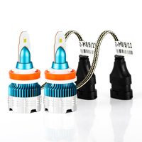Mi2 — phares avant LED mince et automatique, ampoules, système d'éclairage de voiture, Mi2, H7, H11, H4, 25W, 9005, 9006