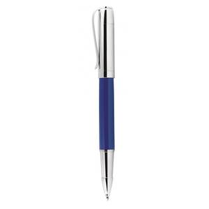 Bolígrafo Roller de Metal con Tapa Cromada Azul, Instrumento de Escritura Premium - Product Image 2