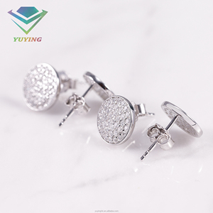ฮิปฮอป เพชรโมอิสซาไนต์ VVS ชุบทอง เงินแท้ 925 พร้อมใบรับรอง GRA ผ่านการทดสอบเพชร เครื่องประดับแฟชั่น ของขวัญสำหรับผู้หญิง - Product Image 3