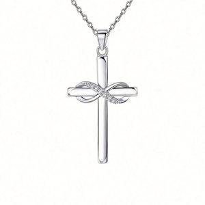 Collar con Colgante de Mariposa Cruzada para Mujer, Plata 925, Joyería de Lujo, Regalo Moderno, Diseño Reciente - Product Image 3