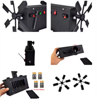 Machine à étincelles froides rotative Topflashstar SP1009, sans fil, DMX, fontaine pyrotechnique rotative avec support pour scène de mariage