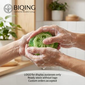 Jabón Herbal Artesanal al por Mayor, Barra Exfoliante de Lufa con Logotipo Personalizado, Fabricante de Jabón Calmante para la Piel Procesado en Frío ODM/OEM - Product Image 4