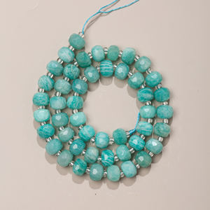 27 tipos 6X8mm turmalina Rosa facetada Rondelle piedras preciosas DIY cuentas para fabricación <span class=keywords><strong>de</strong></span> joyas pulseras adultos - Product Image 6