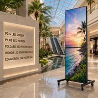 Afficheur LED pliable P2.5 P1.86, luminosité 1200 cd, garantie 2 ans, CMS intégré/Cloud, RDM Cloud, intérieur 4K