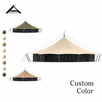 Tente de glamping de luxe BOTEEN, grande tente de safari pour complexe hôtelier, tente d'hébergement extérieur personnalisée, tente de lodge écologique haut de gamme, tente hôtel