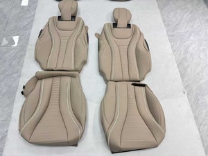 Kit de Mejora Interior de Lujo para Mercedes Benz Clase S W222, Fundas de Asiento de Cuero Modificadas para <span class=keywords><strong>Maybach</strong></span> - Product Image 1