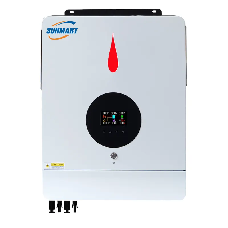 Factory sell 10KW On Off Hybrid Solar inverter 10.5KW 48V to 230V Dual Output 180A MPPT Controller with WiFi Monitoring