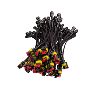 Connettore da 2 Pin Femmina a 2 Maschi, Cavo 15cm 18AWG 20cm, Produttore di Cablaggi Personalizzati OEM - Product Image 3