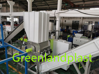 Greenlandplast film sacs évier flotteur réservoir de séparation film pe ligne de lavage sacs tissés ligne de recyclage