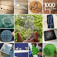 Nouvelle machine de gravure et de marquage laser CO2 RF 40W CNC avec prise en charge DXF/PLT et refroidissement par air pour gobelets, tasses, bouteilles et mugs