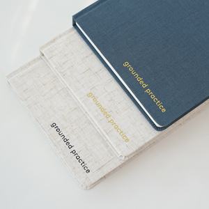 Monogramme Journal Dieu Spirituel Premium Blanc Gratitude Néonatale Lin Couverture Affirmations Manifestation Journal Cahier - Product Image 4