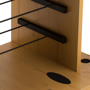 <span class=keywords><strong>Support</strong></span> de canne à pêche en <span class=keywords><strong>bois</strong></span> à montage mural pour l'organisation - Product Image 4