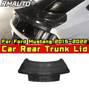 Tapa de Maletero Trasero con Aspecto de Fibra de Carbono Real para Ford Mustang 2015-2022, Kit de Carrocería, Accesorios para Auto - Product Image 2