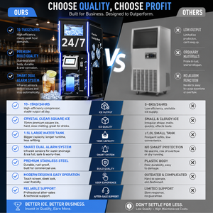 Ouruoxi Reverse Osmosis Water <b>Ice</b> Vending Machine,Fully Automatic Bagged <b>Ice</b> <b>Maker</b>, <b>Ice</b> Vending Machine with Auto Bagging - Product Image 5