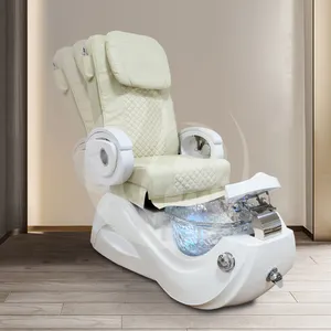 Customizable electric reclining pedicure chair nail salon furniture foot spa massage chair for pedicure and manicure