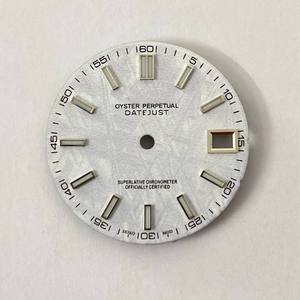 3D printed meteorite <b>face</b> 28.5mm dial watch accessory, with NH35 movement and metal material - Product Image 4