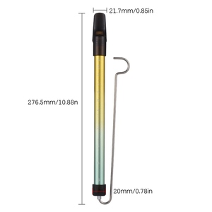 Sifflet à glissière en métal Flûte coulissante avec tige coulissante en acier Instrument de musique Jouet pour enfants Flûte Kazoo - Product Image 5