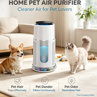Purificateur d'air pour animaux de compagnie OEM en gros à prix d'usine avec WiFi Tuya PM2.5 pour les allergènes des poils et des squames