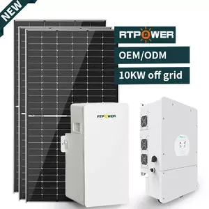 Bộ Hoàn Chỉnh Quang Điện Lưới Điện 30kw 1kw 3kw 5kw 10kw 15kw Hệ Thống Điện Năng Lượng Mặt Trời Gia Đình