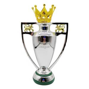 <span class=keywords><strong>Trofeo</strong></span> de Fútbol Personalizado de Fábrica, Plateado con Corona Dorada, OEM/ODM para Premios de Clubes y Torneos - Product Image 2