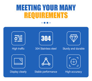 अनुकूलन योग्य ओएम एलसीडी डिजिटल इनलाइन टरबाइन फ्लोमीटर तरल जल प्रवाह मीटर - Product Image 5