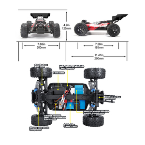 Nuevo Auto Buggy RC 2025, Escala 1/16, 2.4G, 4WD, para Drift, Remo Hobby RH 1651 <span class=keywords><strong>Vs</strong></span> 1631 144001 - Product Image 4