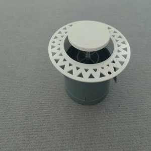 Có thể điều chỉnh HVAC hệ thống vòng có thể tháo rời <span class=keywords><strong>ABS</strong></span> khuếch tán nhựa làm dịu không khung nhúng tươi lỗ thông hơi - Product Image 5