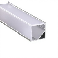 LS-053A de poinçonnage de coupe OEM personnalisé bande de profil LED extrudée en aluminium canal lumineux 6000 série bande d'angle en forme de V en forme de V