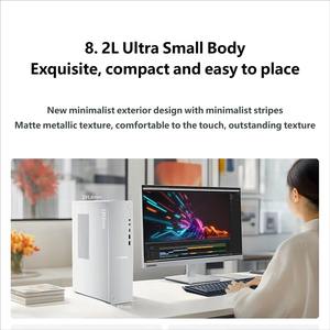 Ordinateur de bureau <span class=keywords><strong>Lenovo</strong></span> Xiaoxin, processeur AMD Ryzen 7 H 255, 32 Go de DDR5, SSD de 1 To, Wi-Fi 6 intégré, Bluetooth 5.2, PC de bureau professionnel - Product Image 3