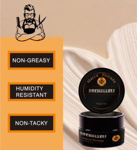 Produits coiffants <span class=keywords><strong>pour</strong></span> <span class=keywords><strong>cheveux</strong></span> en argile mate à base de plantes 100% naturels, biologiques et végétaliens, tenue moyenne <span class=keywords><strong>pour</strong></span> <span class=keywords><strong>cheveux</strong></span> secs et bouclés unisexes, choix du barbier OEM - Product Image 3