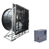 Ventilateur d'extraction pour hangar à vaches 168000 m³/h, ventilateur de ventilation pour bétail avec 6 pales en alliage pour grandes exploitations laitières