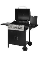 2025 Offres Spéciales 3 + 1 brûleurs Propane BBQ Grill Grills à gaz pour cuisiner avec table d'appoint, chariot de haute qualité