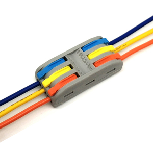 Connecteur de câble universel compact à levier, bornier de raccordement 2/3/4/5 voies, connecteur de câble électrique rapide à insertion par poussée, 32A 400V - Product Image 4