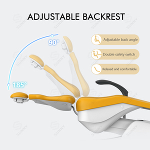 Fauteuil dentaire électrique avec matériaux métalliques et plastiques, équipement de qualité à prix abordable - Product Image 3