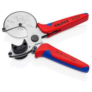 Knipex 90 25 25สำหรับท่อคอมโพสิตและพลาสติกที่มีที่จับหลายองค์ประกอบชุบโครเมี่ยม210มม - Product Image 2