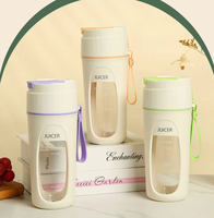 Nouvelle conception tendance, mini-presse-agrumes portable de 340 ml, en plastique PC, pour jus frais, milkshakes, smoothies, presse-agrumes multifonctionnel pour un usage domestique