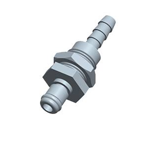 Conector Macho Recto de Rosca Externa Serie M de la Colección JU, Plástico POM, Resistente a Químicos, 3.2-6.4mm - Product Image 4