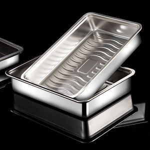 Boîte de conservation en acier inoxydable pour raviolis, boîte de congélation réutilisable, empilable, pour réfrigérateur de cuisine, boîte de rangement pour raviolis - Product Image 3