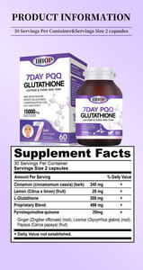 OEM Naturals PQQ <span class=keywords><strong>Glutathione</strong></span> Collagen suplemen makanan manfaat kecantikan 200mg kapsul untuk dewasa - Product Image 5