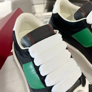 Chaussures décontractées de luxe de style italien pour femmes, baskets en daim, mode vintage, chaussures pour femmes à semelle épaisse, pour tous les jours - Product Image 5