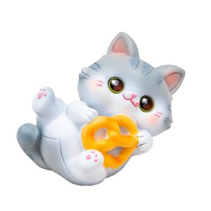Caja Sorpresa Yu Mo Greedy Meow Sauce, Figuras de Resina de Gatos de Dibujos Animados, Adornos Coleccionables, Mini Figuras para Regalo - Product Image 5