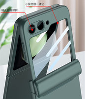 Casing Magnetik PC Keras Mewah dengan Pelindung Layar untuk Samsung Flip 5 4, untuk Casing Samsung Galaxy Z Flip 6