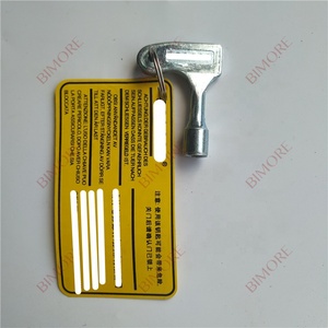 3201.05.1032/C <span class=keywords><strong>Ascenseur</strong></span> <span class=keywords><strong>triangle</strong></span> <span class=keywords><strong>clé</strong></span> serrure triangulaire - Product Image 2