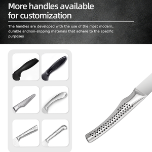 High-quality 8-inch stainless steel steak <b>knife</b> and meat fork <b>set</b>, with honeycomb-shaped hollow ergonomic handle BBQ DIY OEM ODM - Product Image 4