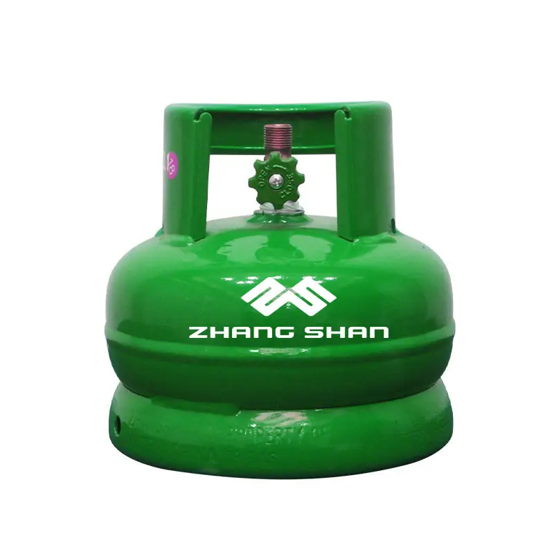 Mini bouteille de gaz rechargeable de réservoir de gaz en acier vide de 1kg Lpg pour la cuisine de camping