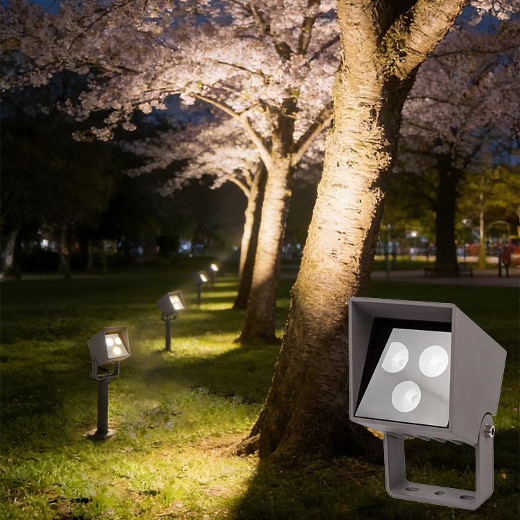 3W-5W Mini Square Flood Light IP65 Energy Saving LED Lamp for Wall Roof Pillar Landscape Lighting
