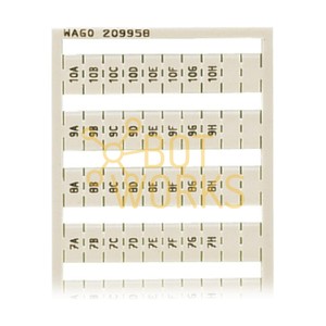 Etichette di Prezzo Wago 209958 con Strappatore, 500 Etichette per Rotolo - Nuovo - Product Image 1