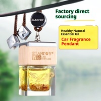 Diffuseur de parfum pour voiture, pendentif en verre pour huiles essentielles, désodorisant longue durée pour l'intérieur du véhicule