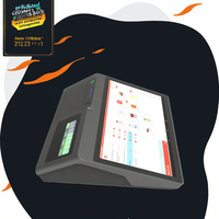Harga Bagus Sistem POS Windows/Android Printer All-in-One Layar Sentuh Kapasitif Mesin Kasir 11.6 Inci 4GB RAM